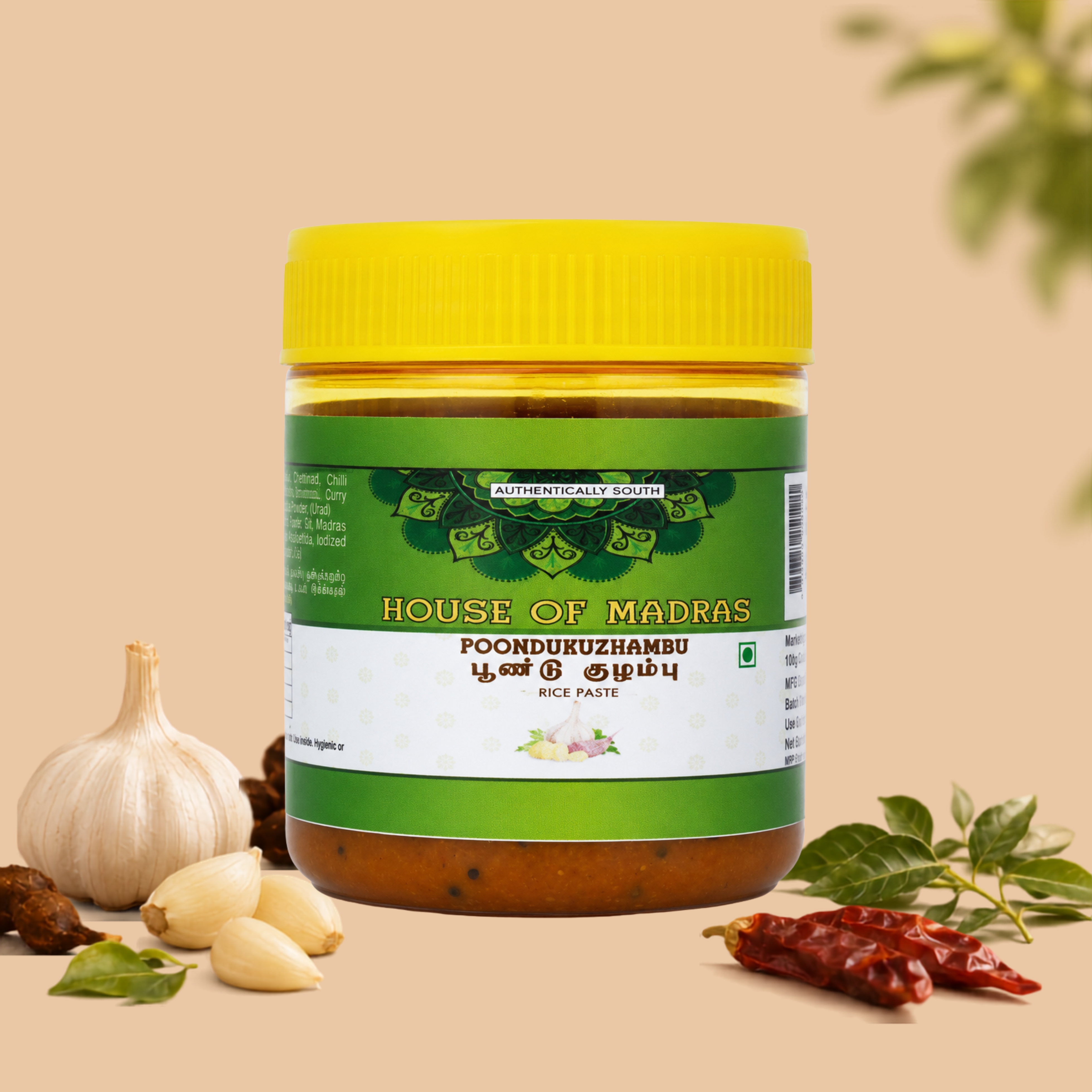 Poondu Kuzhambu Rice Paste - House of Madras