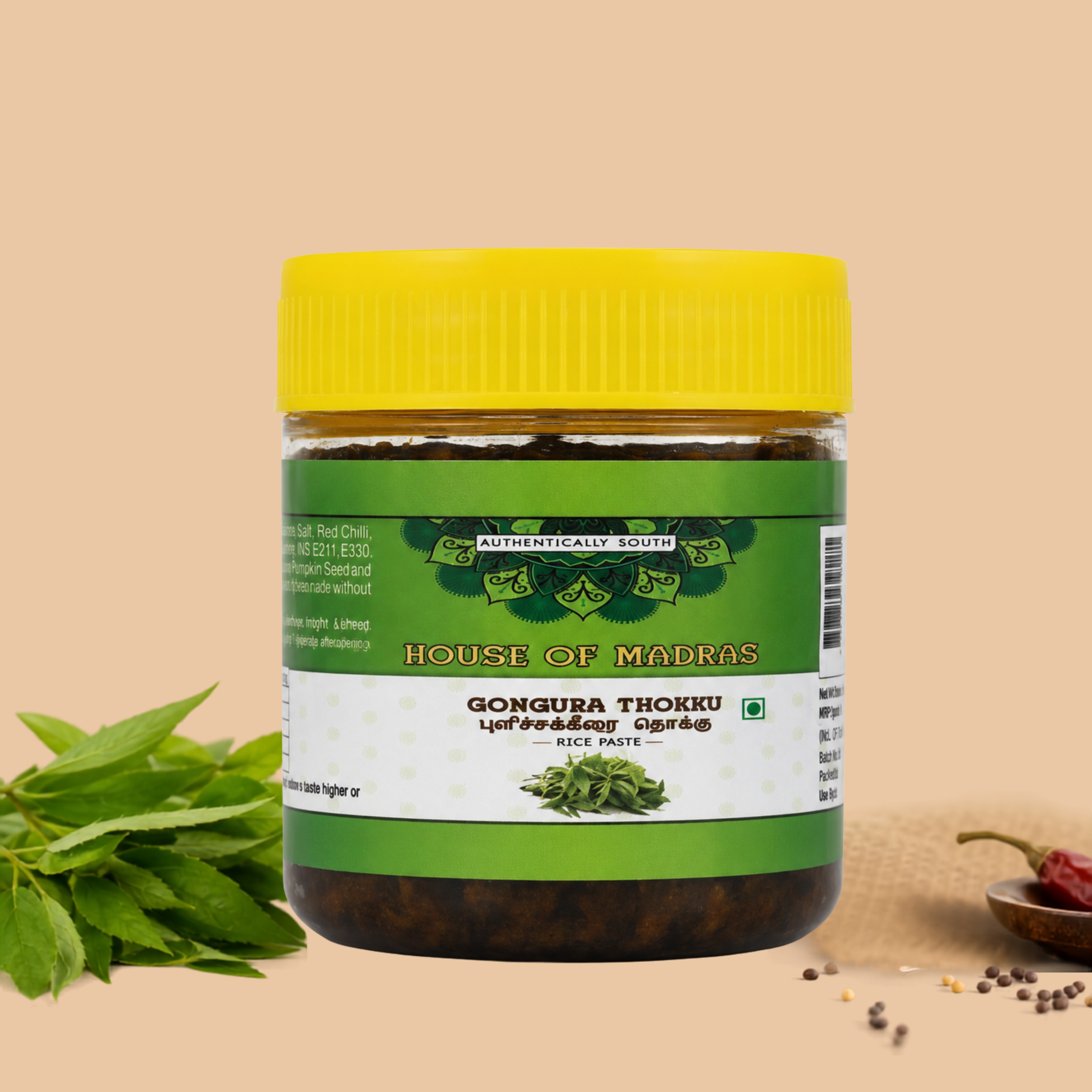 Gongura Thokku Rice Paste - House of Madras